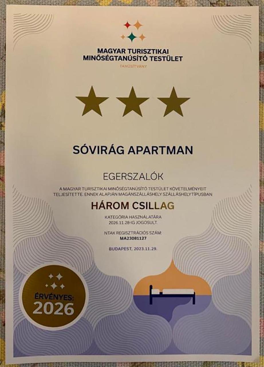 Sovirag Apartman Egerszalok Bagian luar foto